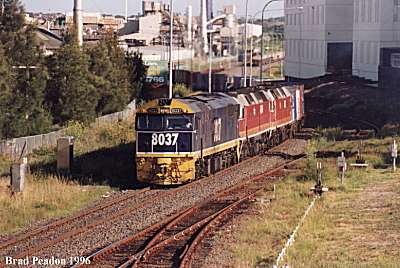 NR train leaves Botany.